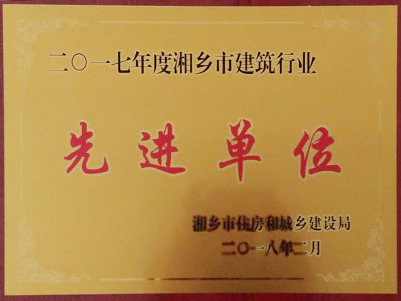 2017年度先進單位
